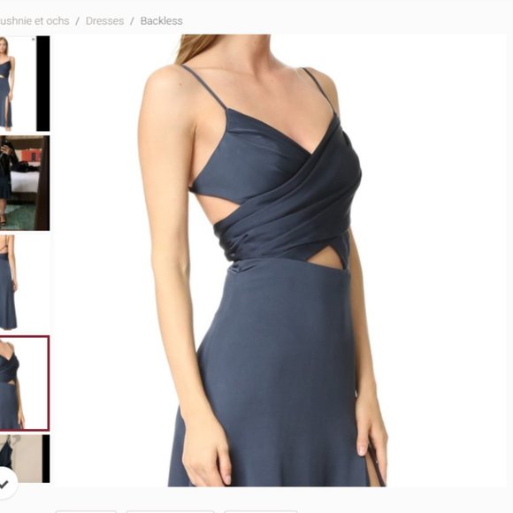 Cushnie et Ochs silk dress cutout from Intermix - Picture 4 of 4